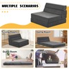 jela Sofa Bed Foldable Mattress Luxury Miss Fabric, Folding Sleeper