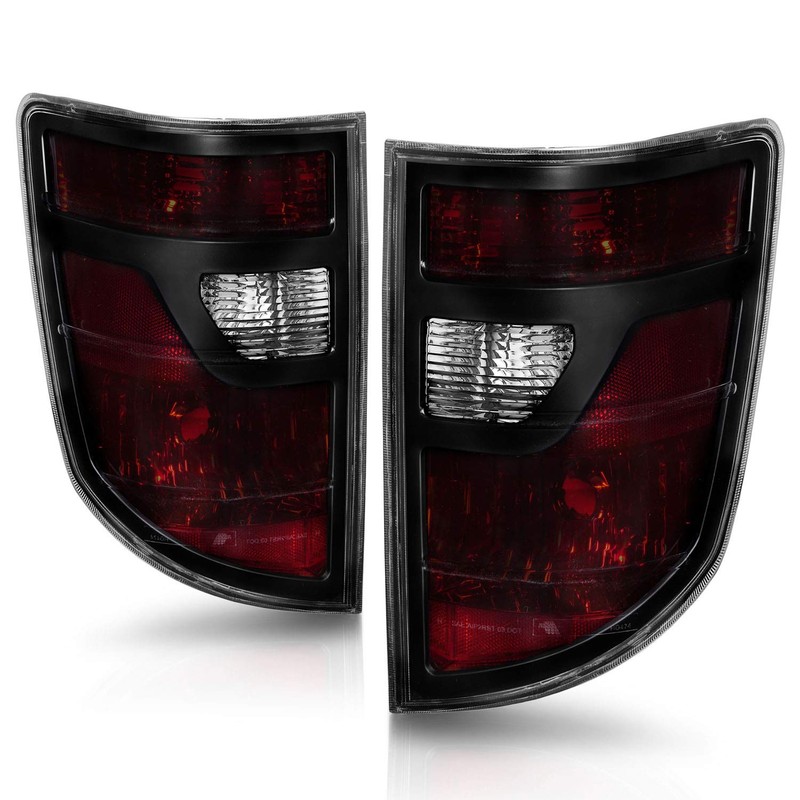 AmeriLite for 2006-2008 Honda Ridgeline Black Bezel Midnight Red OE-Style