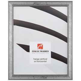 Craig Frames 314SI, Ornate Silver Picture Frame, 24 x 30 Inch