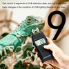 NANEEZOO Reptile UVB Index Meter Handheld Digital Radiometer for Measuring