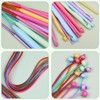 Aeelike Plastic Tunisian Crochet Hooks Set Extra Long, Set of