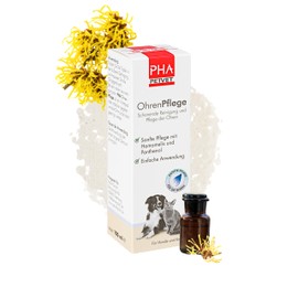 PHA Ear Care for Dogs and Cats - for Gentle Cleaning and Care of Ears, Drops 100 ml