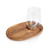 PICNIC TIME TOSCANA -Wine Appetizer Plates, Cocktail Plate with Glass