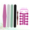 Vaguelly 7pcs Sturdy Nail Files Set Cuticle Fork and Separator