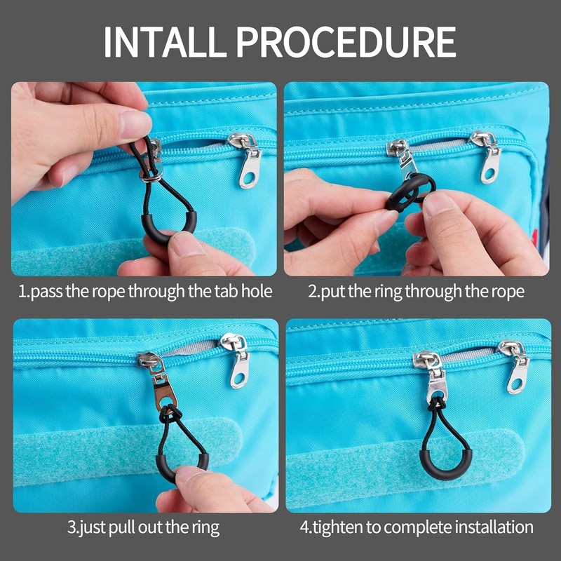 10pcs/Pack U Shape Color Zipper Pulls Fits/Zipper Fixer for Apparel