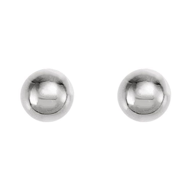 Titanium Ball Piercing Earrings Pair in 3mm - Hypoallergenic For