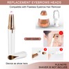 4 Pack Replacement Heads Compatible with Flawless Eyebrow Hair Remover