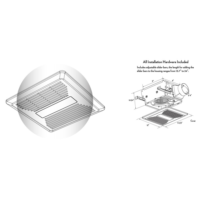 Good Housekeeping 84005 PowerFlow Pro Series 100 CFM 1.0 Sones