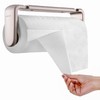 simpletome Kitchen Roll Holder One Hand Pull Adaptive Tension Arm
