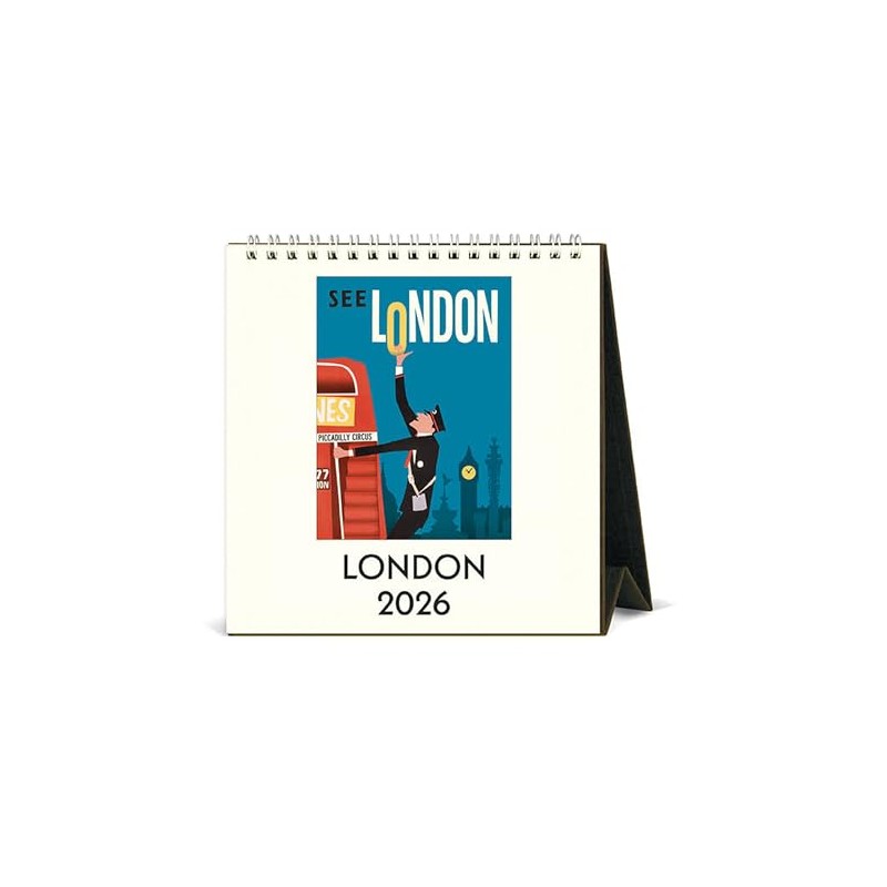 Cavallini 2026 Calendario de computadora, Londres (CAL26-14)