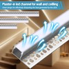 Glooglitter 8 Pcs 6.6ft/ 2 Meter Plaster in LED Channel
