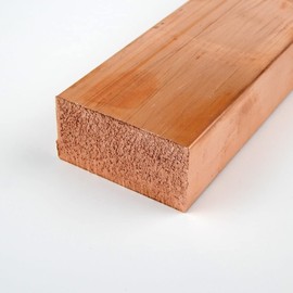110 Copper Rectangular Bar, Unpolished (Mill) Finish, H02 Temper, ASTM B187, 0.625" Thickness, 1.5" Width, 12" Length, OnlineMetals