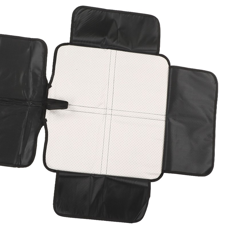 Baby Car Seat Protector with Mesh Storage Pocket Wear Resistant