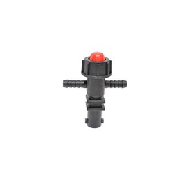 Valley Industries Polypropylene Tee Nozzle Body with Check Valve - 3/8" HB