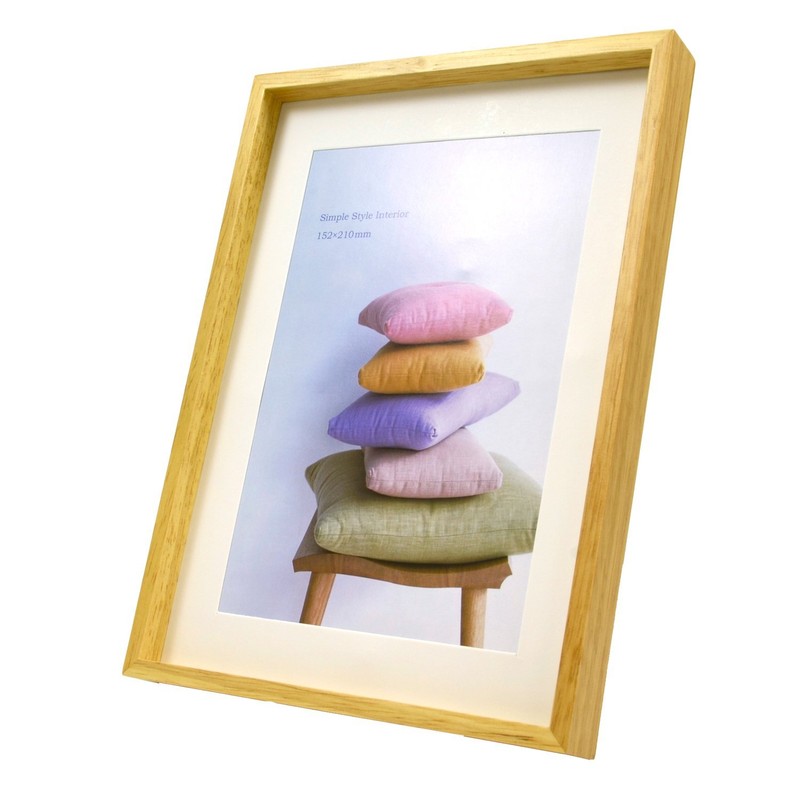 King 70200 Picture Frame JK101-A5-NT Wood Frame A5 Natural