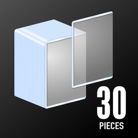 Allone ALG-TSSL30CL Side Loader Card Case, Card Storage Size, 3.7 x 2.7 inches (95 x 68 mm), Clear, Pack of 30, One Size Larger Than Regular Cards, Protects Against Scratches and Dirt