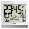 technoline WS8119 digitale Funkwanduhr mit Temperaturanzeige und Wettervorhersage