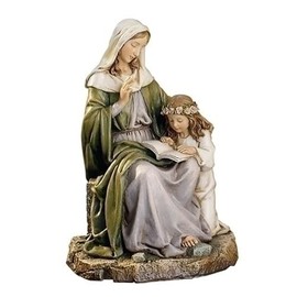 Joseph's Studio by Roman, Renaissance Collection, 7" H ST Anne Figure, Home Décor, Devout Gift, Prayerful Inspiration (5x5x7)