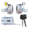 MOTOKU Ignition Switch and Door Lock Cylinder Key Kit for