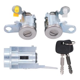 MOTOKU Ignition Switch and Door Lock Cylinder Key Kit for Toyota Tacoma 1995-2004