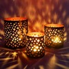Marrakesh Set of 3 Tea Light Holders 14 cm Large