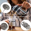 6 Pcs Stainless Steel French Press Replacement Filters 4 Inch