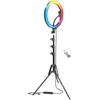 Bower 12-inch RGB LED Selfie Ring Light Studio Kit -