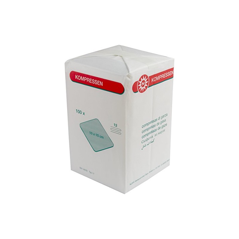 Noba 12-Ply Dressings 10 x 10 cm Pack of 100