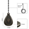 Dotlite Bronze Ceiling Fan Pull Chain Set, Decorative Fan Pull