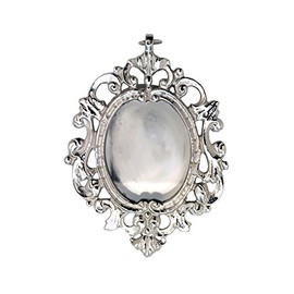 NKlaus Wall Reliquary silver Hanging House Altar Deco silver brass small 7552