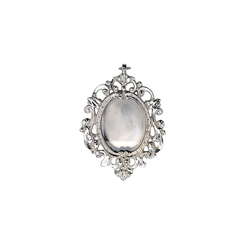 NKlaus Wall Reliquary silver Hanging House Altar Deco silver brass