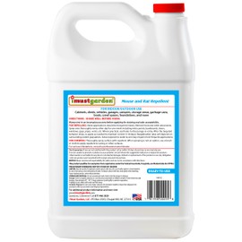 I Must Garden Mouse & Rat Repellent – Indoor/Outdoor/Vehicle – 1 Gallon Double-Strength Rodent Spray: Peppermint’s Natural Effectiveness Boosted with Additional Rodent-Repelling Botanicals