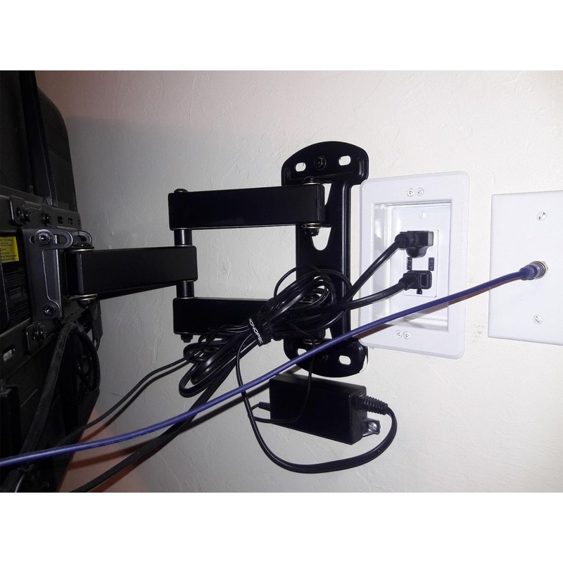 iMBAPrice IMBA-DVFR1W-1 (1-Gang) Recessed Electrical/Outlet Mounting Box w/Paintable Wall Plate
