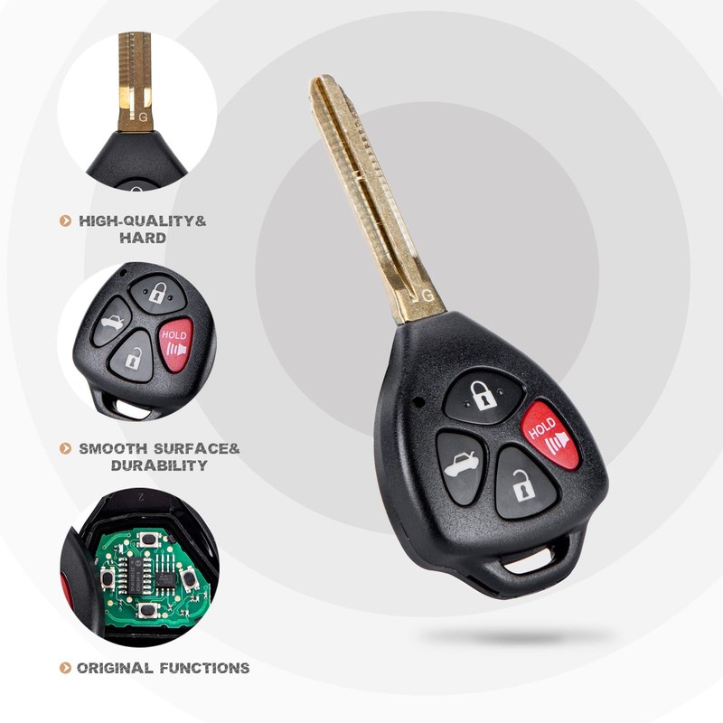 USAKeys New Keyless Entry Replacement Car Key Fob for Corolla