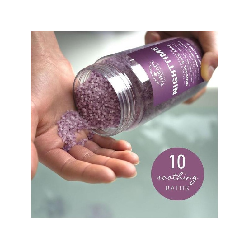 Village Naturals 빌리지 내추럴 테라피 야간 농축 미네랄 배스 소크,