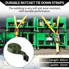 Hihaha Ratchet Tie Down Straps/Heavy Duty Tensioning Belts Motorcycle Trailer