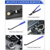 Poraxy 19Pcs Trim Removal Tool, Car Panel Dashboard Door Audio