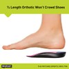 PROFOOT Plantar Fasciitis Orthotics, Women's 6-10, 1 Pair