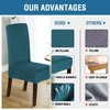 H.VERSAILTEX Velvet Dining Chair Covers Stretch Chair Covers for Dining