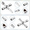 Universal Key Control Cabinet Key, Pack of 2 4-Point Key