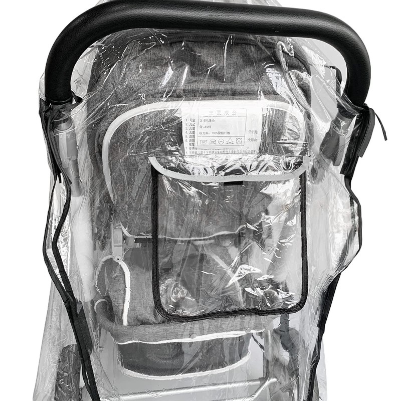 Double Stroller Rain Cover,Rain Cover for Double Tandem Stroller,Big Size