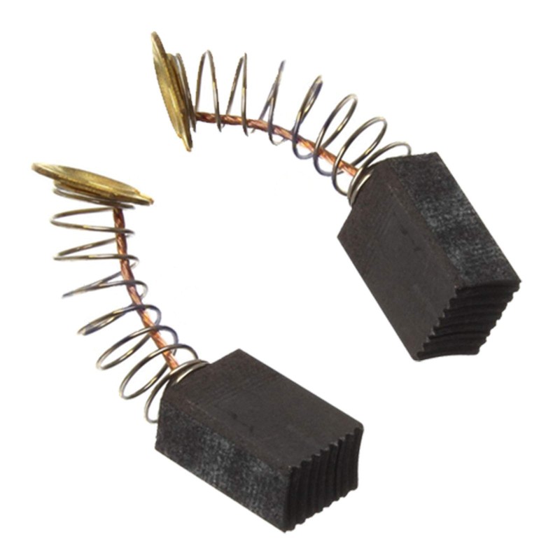 SPARES2GO Carbon Brushes Set for Makita Belt Sander 6mm x