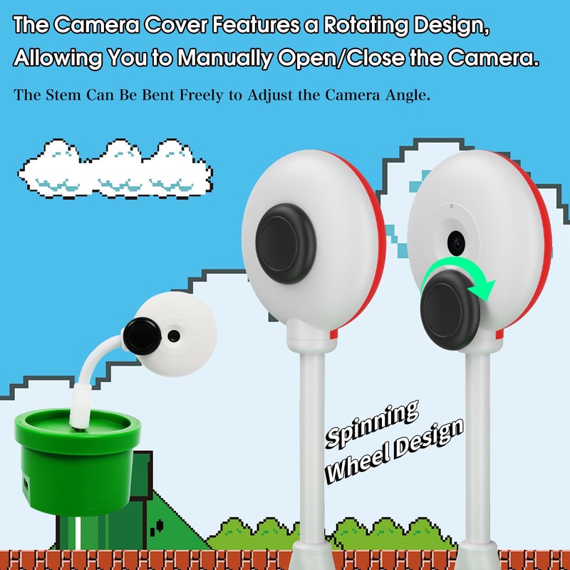 Switch 2 Camera- Plant Shape, Piug and Play, 720P Video