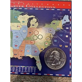 Whitman First State Quarters of the United States Collector’s Map 1999-2008 Complete Set