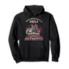 Abuela Biker Chick Lady Motorcycle Never Underestimate Pullover Hoodie