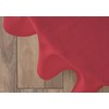 CALICOT Tomato 100% Cotton Tablecloth Prewashed and Pre-shrunk Perfect for