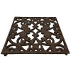Cast Iron Decorative Square Kitchen Trivet