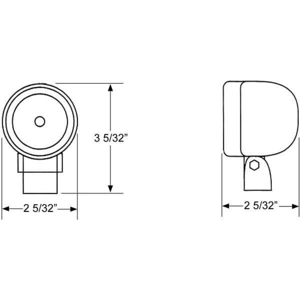 BLAZER Mini 2" Chrome Fog Lamp Driving Lights Custom Hot