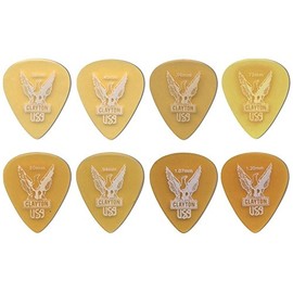 Plektrum Ultem Gold, Standard 351 Form 0,56 mm, transparent gold, 12 Stück