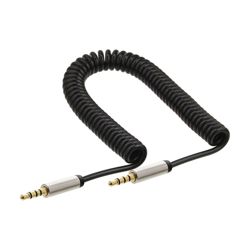InLine 99271 Slim Audio Spiral Cable Jack 3.5 mm ST/ST,